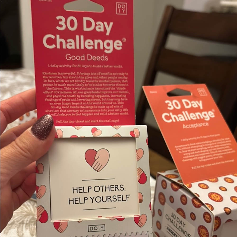 30 Day Challenge Cards~ Good Deeds